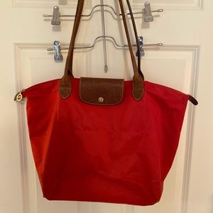 Cherry Red Longchamp (read description)